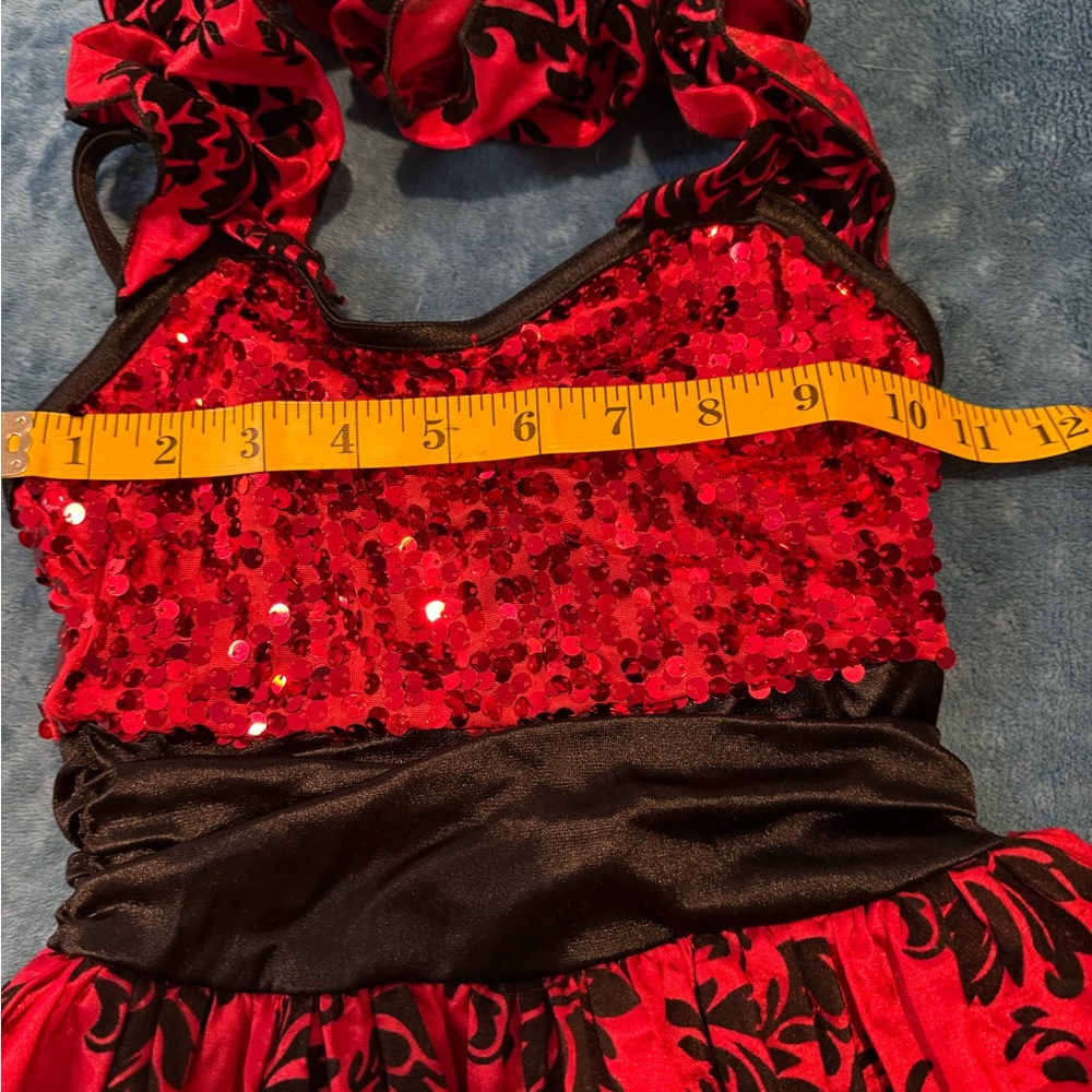 Red and Black Kids Costume/Dance Dress - Picture 6 of 6